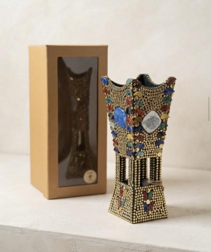 مباخر فصوص ذهبي بكج جاهز للهداء