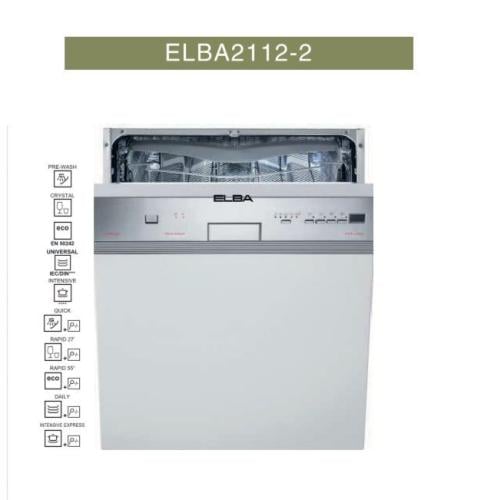 غسالة صحون نصف بلت ان ايطالي 10 برامج 13