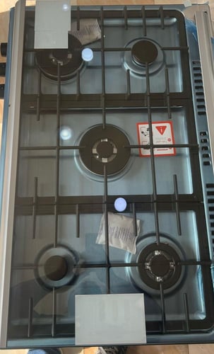 POMPE فرن غاز فري ستاند 90سم 5 عيون تركي