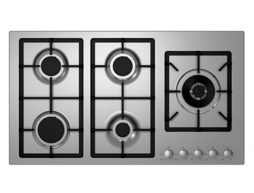 سطح 90سم 5عيون غاز شبك ثقيل عين ثلاثية اشعال ذاتي...