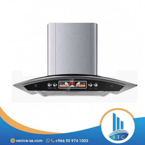 شفاط مطبخ 60سم زجاج صيني بلوحة زجاجية