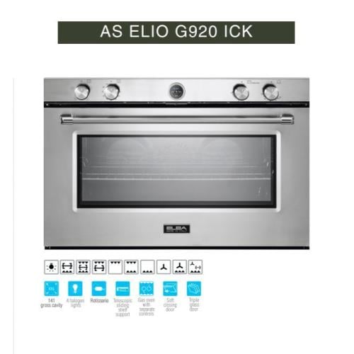 فرن بلت ان غاز ايطالي 90 سم 10 وظائف 141 لتر