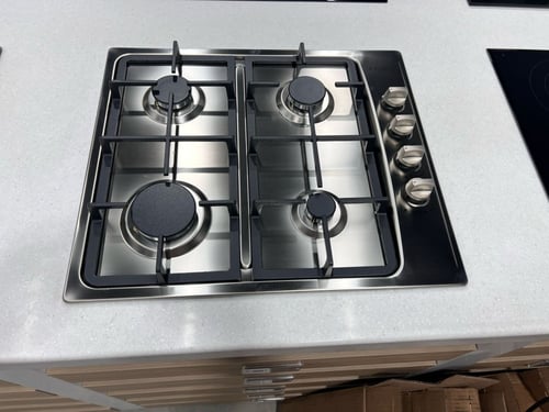 POMPE موقد غاز 60 سم 4 شعلة - شبك ثقیل اشعال ذاتي...