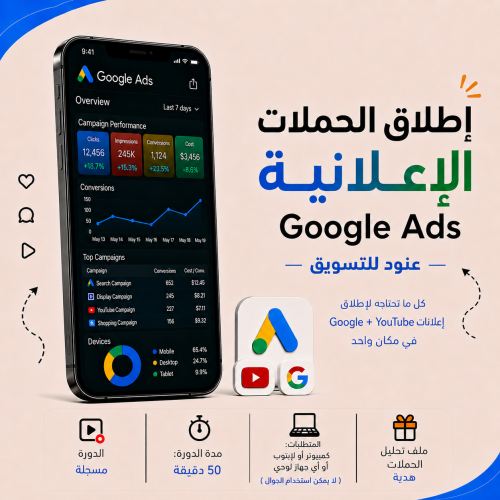 Google Ads campaign launch course (Google-YouTube)