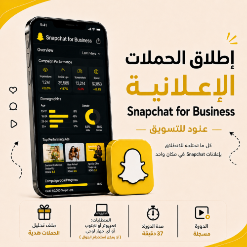 Snapchat Business advertising campaign launch course