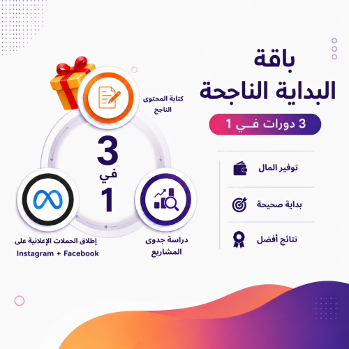 3 steps in one package — Instagram - Facebook