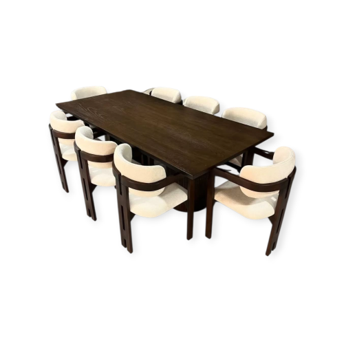 طاوله طعام مع 8كراسي