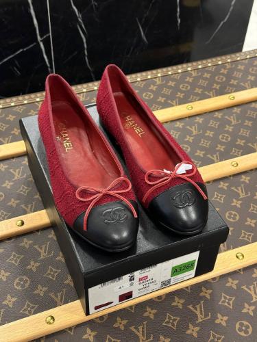 Chanel Ballerina Red Tweed — باليرينا شانيل أحمر ت...