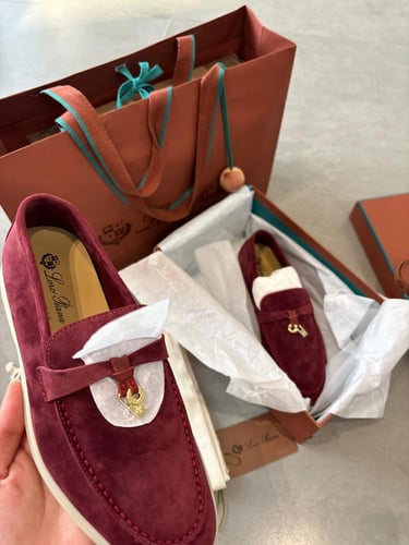 Loro piana Babouche Charms Walk Loafer