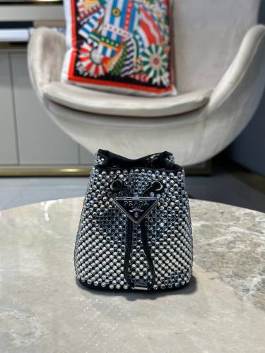 Prada Mini Pouch Crystal — شنطة برادا