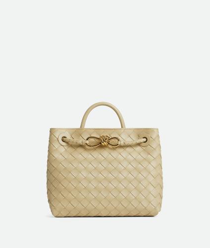 Bottega Veneta Small Andiamo Beige — بوتيغا أنديامو