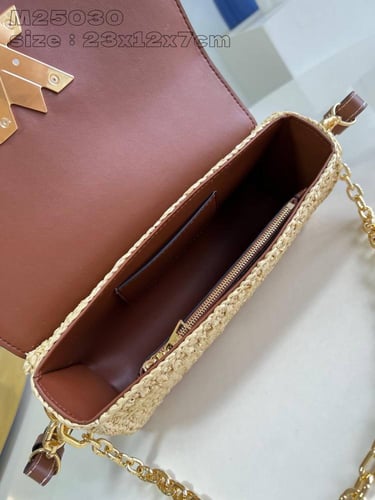 LV TWIST RAFIA BAG