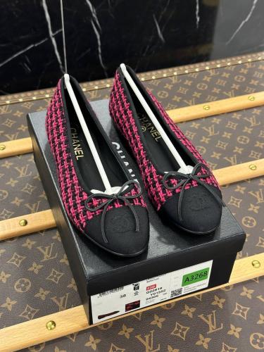 Chanel Ballerina Pink Houndstooth — باليرينا شانيل...