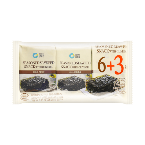 الأعشاب البحرية مع زيت الزيتون عدد9 حبات _ كوريا