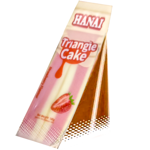 كيك هاناي مثلثة نكهة الفراولة