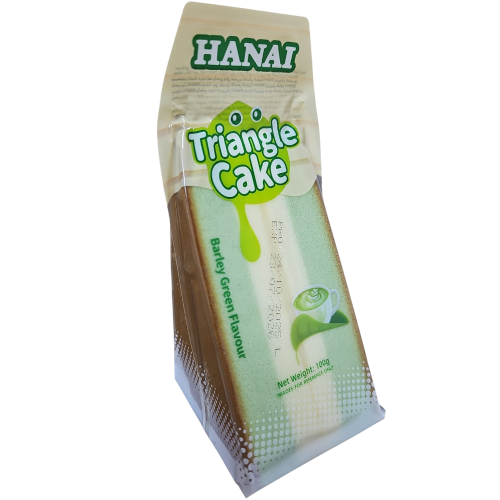كيك هاناي مثلثة نكهة أوراق الشعير