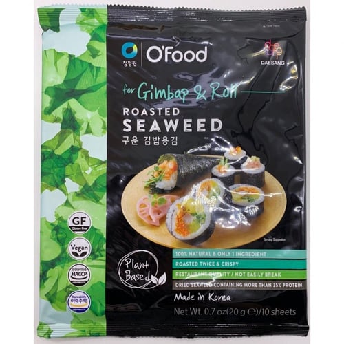 ورق نوري سوشي الأعشاب البحرية عدد 10_كوريا