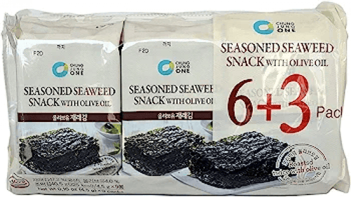 الأعشاب البحرية مع زيت الزيتون عدد9 حبات _ كوريا