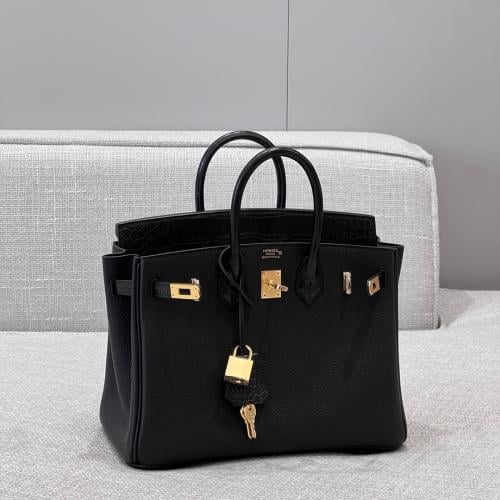 Birkin 25 togo crocodile
