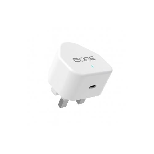شاحن جداري بقوة 35W ومنفذ Type-C أبيض بضمان سنتين...