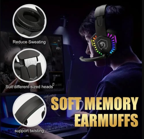 مجموعة لوحة مفاتيح وفأرة وسماعات للألعاب