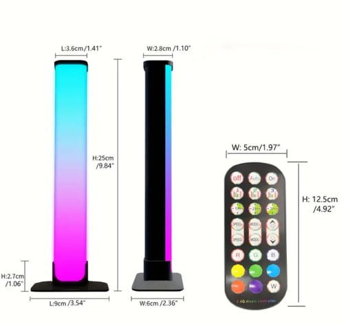 شريط ضوء ذكي LED - 2pcs Smart LED Light Bars