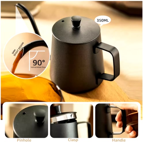 طقم إبريق قهوة زجاجي - Glass Coffee Pot Set