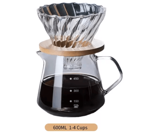 ماكينة صنع القهوة بالتقطير الزجاجي