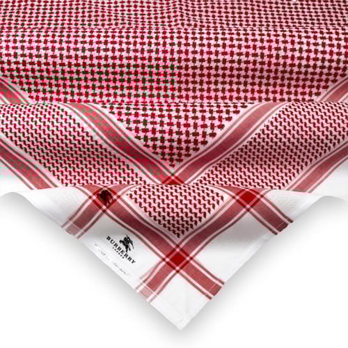 شماغ ماركة بربري بريميوم احمر