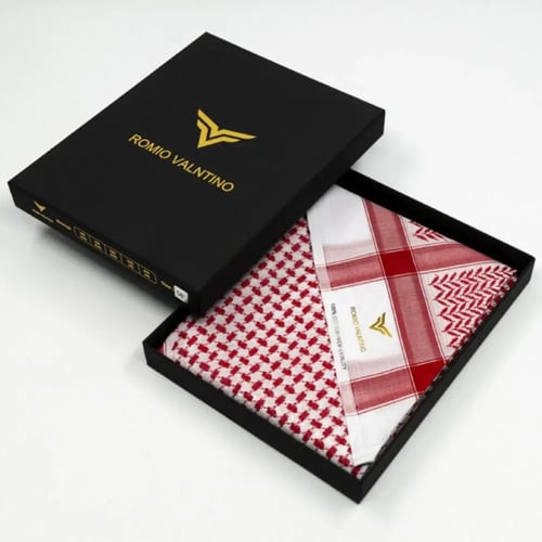 شماغ احمرّ ماركة روميو فلنتينو بلاتيني