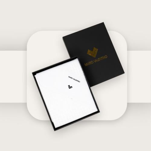 شماغ ابيض ماركة ماريو فلنتينو