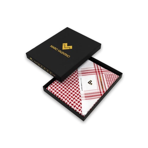 شماغ احمر ماركة ماريو فلنتينو قولد