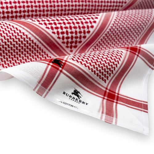 شماغ ماركة بربري بريميوم احمر