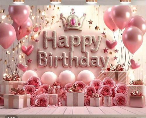 Wall background for birthday parties