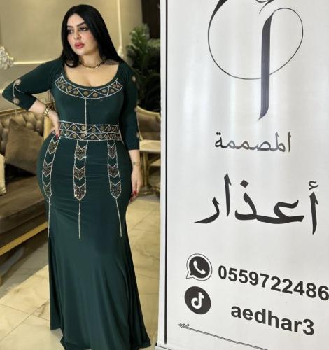 فستان زيتي