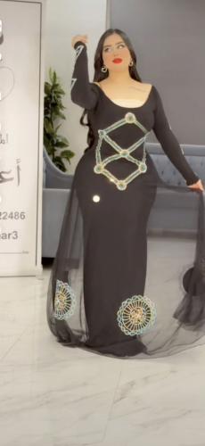 فستان كرستال كلوش