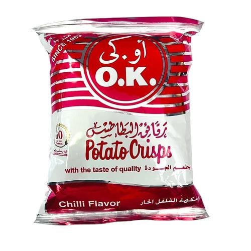 شيبس أو كي نكهة الفلفل الحار