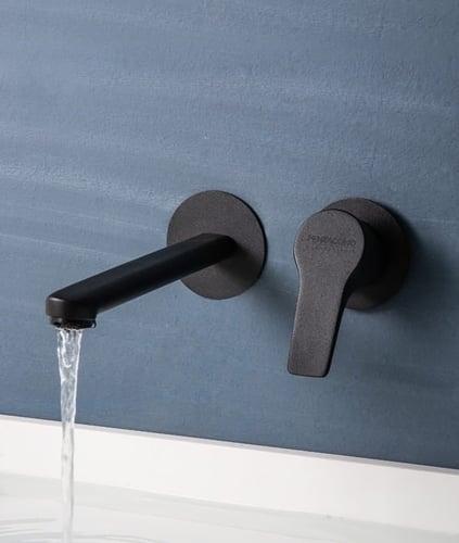 خلاط دش إيطالي أسود 1000 دائري متميز بتصميم أنيق