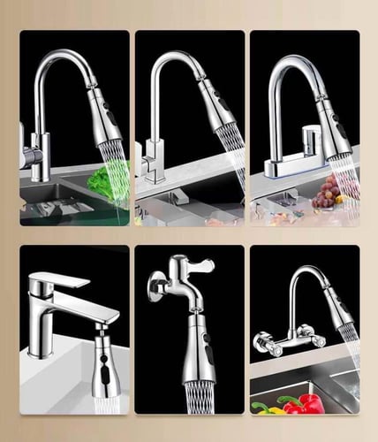 رأس خلاط مطبخ متحرك بتصميم أنيق