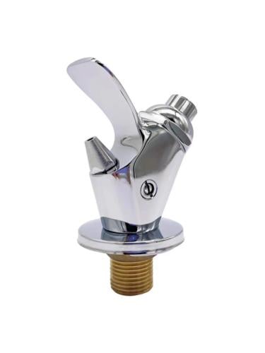 صنبور ثلاجة كروم بتصميم أنيق