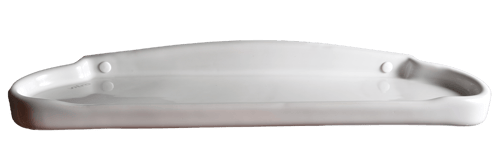 طقم اكسسوارات حمام أبيض خزفي أنيق 6 قطع Vitro