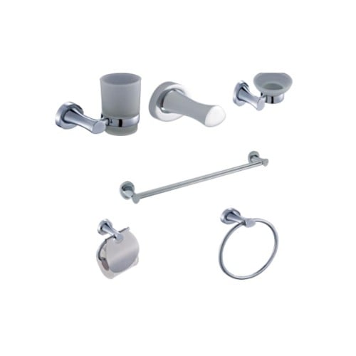 طقم أكسسوارات 6 قطع كروم SOLLO 56