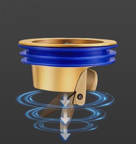 رداد صفاية نحاس مقاوم للروائح مع تصميم عصري