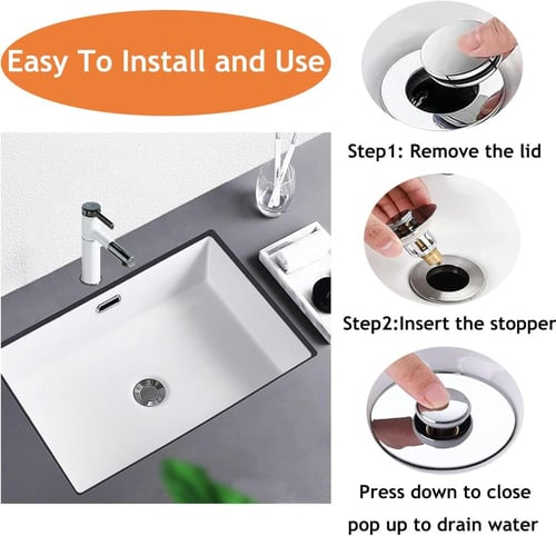 صفاية كروم مغسلة فاخرة بتصميم أنيق