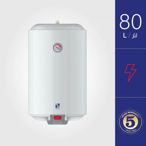 سخان ماء كهربائي عمودي 80 لتر الخزف السعودي