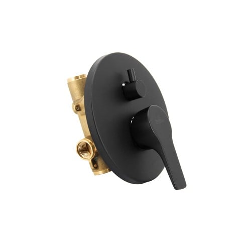 خلاط دش أسود إيطالي بتصميم دائري فاخر 1001