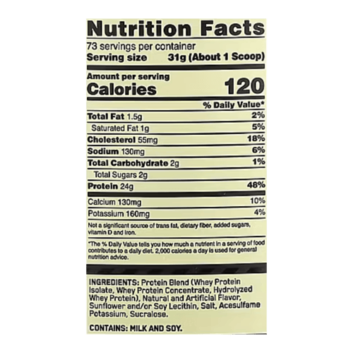 جولد ستاندر واي بروتين