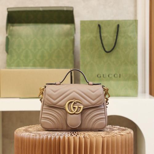 GG Marmont Mini Top Handle Bag