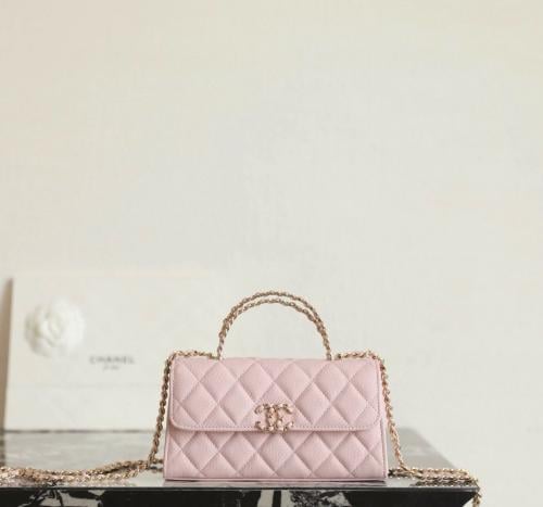 Chanel matilas pink leather