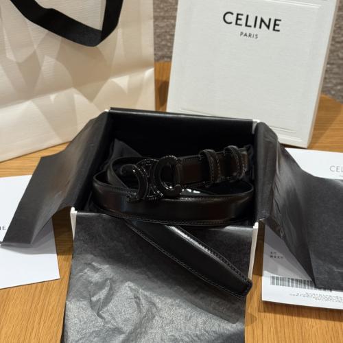 Black Celine belt